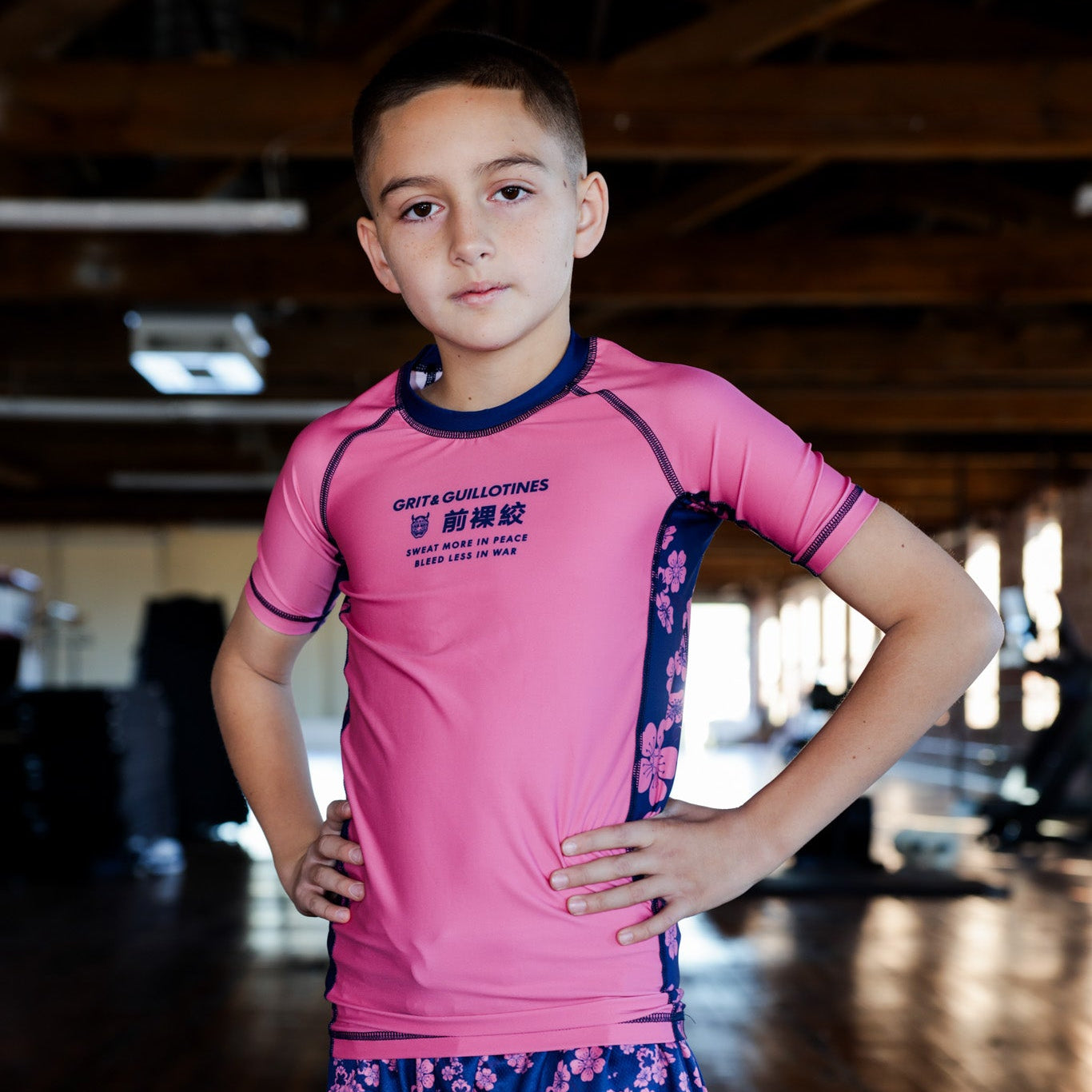 Youth Sakura Rash Guard